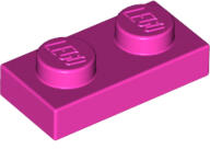 LEGO® 3023c47 - LEGO sötét rózsaszín lap 1 x 2 méretű (3023c47)