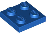 LEGO® 3022c7 - LEGO kék lap 2 x 2 méretű (3022c7)