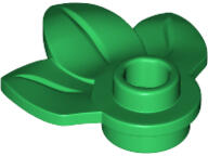 LEGO® 32607c6 - LEGO zöld növény 3 levéllel, 1 x 1 méretű (32607c6)