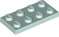 LEGO® 3020c152 - LEGO világos aqua lap 2 x 4 méretű (3020c152)
