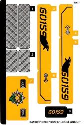 LEGO® 60159stk01 - LEGO Matrica lap - 60159 készlethez (60159stk01)