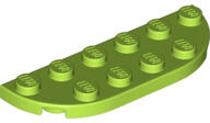 LEGO® 18980c34- LEGO lime lap lekerekített sarkokkal, 2 x 6 méretű (18980c34)