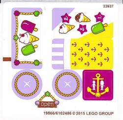 LEGO® 41094stk01a - LEGO Matrica lap - 41094 készlethez (41094stk01a)
