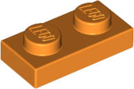 LEGO® 3023c4 - LEGO narancssárga lap 1 x 2 méretű (3023c4)
