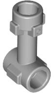 LEGO® 92690c86 - LEGO világosszürke rúd 1 hosszú, a tetején bütyökkel, a végén két oldalon bütyökkel (92690c86)