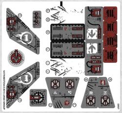 LEGO® 70009stk01 - LEGO Matrica lap - 70009 készlethez (70009stk01)