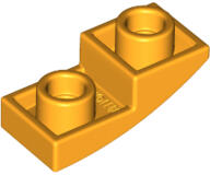 LEGO® 24201c110 - LEGO élénk viágos narancssárga lejtő 2 x 1 méretű, íves, inverz (24201c110)