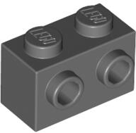 LEGO® 11211c85 - LEGO sötétszürke kocka 2 x 1 méretű oldalán 2 bütyökkel (11211c85)