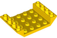LEGO® 60219c3 - LEGO sárga kocka 45° dupla inverz lejtő 6 x 4 méretű, 4 x 4 kivágással és 3 lyukkal (60219c3)