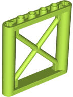 LEGO® 64448c34 - LEGO lime állvány 1 x 6 x 5 méretű átlós merevítővel (64448c34)