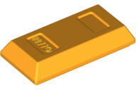 LEGO® 99563c110 - LEGO élénk világos narancssárga minifigura arany tömb (99563c110)