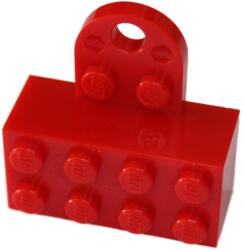 LEGO® 74188c5 - LEGO piros mágnes 2 x 4 kocka lyukas füllel (74188c5)