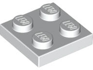 LEGO® 3022c1 - LEGO fehér lap 2 x 2 méretű (3022c1)
