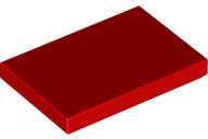 LEGO® 26603c5 - LEGO piros csempe 2 x 3 méretű (26603c5)