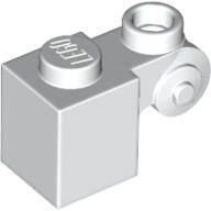 LEGO® 20310c1 - LEGO fehér kocka 1 x 1 méretű, bütyökkel és tekercs mintával (20310c1)