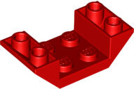 LEGO® 4871c5 - LEGO piros kocka dupla inverz 45° elem 4 x 2 méretű (4871c5)