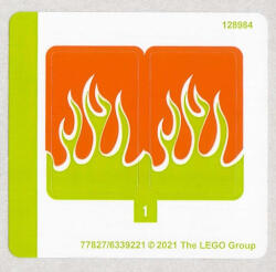LEGO® 60299stk01 - LEGO Matrica lap - 60299 készlethez (60299stk01)