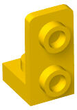 LEGO® 73825c3 - LEGO sárga fordító lap 1 x 1 és 1 x 2 méretű, inverz (73825c3)