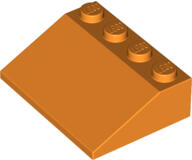 LEGO® 3297c4 - LEGO narancssárga 33° lejtő 3 x 4 méretű (3297c4)