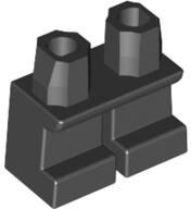 LEGO® 41879c11 - LEGO fekete minfigura alsó test, rövid láb (41879c11)