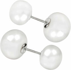 JwL Luxury Pearls Argint cu două fețe cu perle albe JL0255