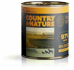 Country&nature Hrana umeda fara cereale pentru caini adulti, cu curcan 850 g