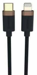 Duracell USB-C - Lightning kábel 1m fekete (USB9012A)