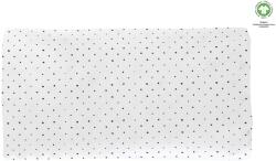 MOTHERHOOD Pânză de întindere cu bandă elastică BIO Black Dots 60x120cm (AGS088161)