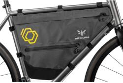 Apidura - geanta cadru bicicleta Expedition Full Frame Pack 14 litri - gri negru galben (api-FWL) - trisport
