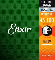 Elixir 14652 Nanoweb 4 45-100 Corzi pentru chitare bas (14652)