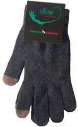 Glove workshop Manusi Glove Workshop din lana pentru Touchscreen, Unisex, Gri inchis (7905)