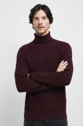 MEDICINE pulover de bumbac barbati, culoarea bordo, cu guler ZBYY-SWM071_83M