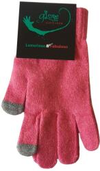 Glove workshop Manusi Glove Workshop din lana pentru Touchscreen, Unisex, Roz (7907)