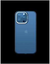 Flippy Husa de protectie pentru iPhone 14, cu suport metalic pentru camera, Bracket Series, Flippy, Protectie Antisoc, PC mat, silicon moale pe margini, Albastru (122682)