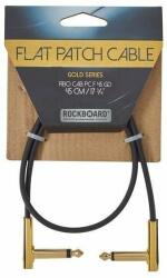 RockBoard Flat Patch Cable Gold 45 cm Ъглов - Ъглов Пач кабел (RBO CAB PC F 45 GD)