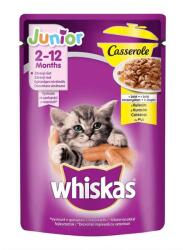 Whiskas alutasak Junior csirke Casserole - 12x85 g