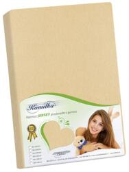 Bellatex Cearşaf Jersey Kamilka, bej, bej, 100 x 200 cm