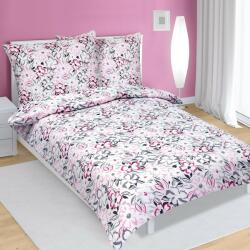 Bellatex Lenjerie de pat din satin Flori roz, 140 x 200 cm, 70 x 90 cm