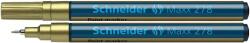 Schneider Marker cu vopsea SCHNEIDER Maxx 278, varf rotund 0.8mm - auriu (S-127853) - officeclass