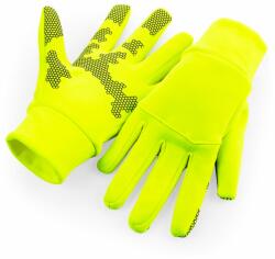 Beechfield Sportos softshell kesztyű - Fluoreszkáló sárga | L/XL (B310-1000311011)