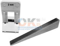 SKT SKT10 lapszintező, 500db ék + 2000db talp, 2mm fuga (skt1012cs23) (skt1012cs23)
