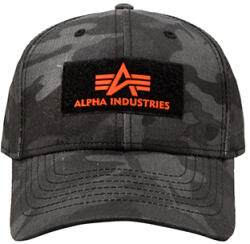 Alpha Industries Velcro Cap II - black camo