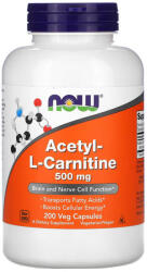 NOW Acetyl L-Carnitine, 500mg, Now Foods, 200 capsule