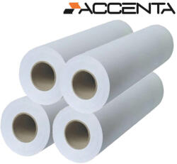ACCENTA Rola hartie plotter premium, 75 g/mp, A1+, 610 mm x 50 m, ACCENTA, 4 role/cutie