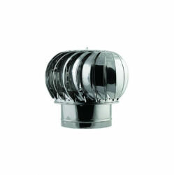 DSH Capac terminal rotativ pentru cos fum, Inox (Diametru: 125 mm) (VEN-486111)