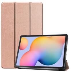 Gigapack Tok álló, bőr hatású (FLIP, oldalra nyíló, TRIFOLD asztali tartó funkció) ROZÉARANY Samsung Galaxy Tab S6 Lite 10.4 WIFI (SM-P610) 2020, Samsung Galaxy Tab S6 Lite 10.4 LTE (SM-P615) 2020, S (GP-98332