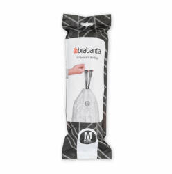 Brabantia Sac de gunoi Brabantia marimea M, 60L, 10 bucati, alb 1004145 (1004145)