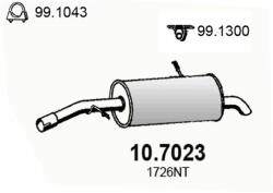 ASSO Toba esapament finala ASSO 10.7023 (10.7023)