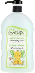 Naturaphy Șampon pentru copii Măr și Aloe Vera - Naturaphy Hair & Body Wash 1000 ml
