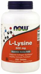 NOW Aminoacid L-lizină, 500 mg - Now Foods L-Lysine Tablets 250 buc